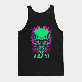 Area 51 Skull Tank Top